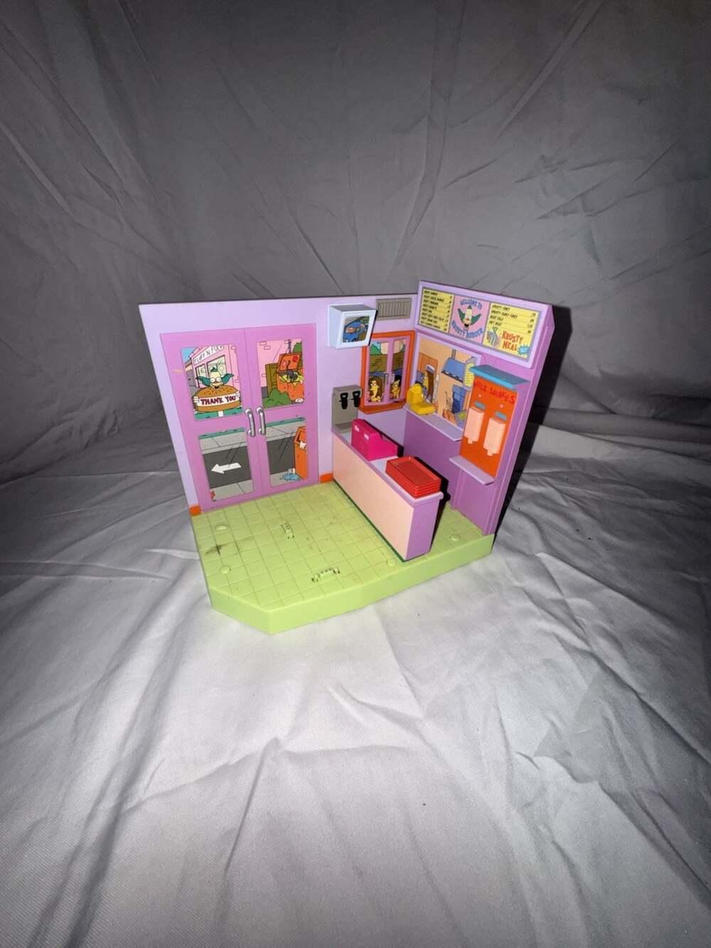 Playmates The Simpsons Krusty Burger Environment Playset